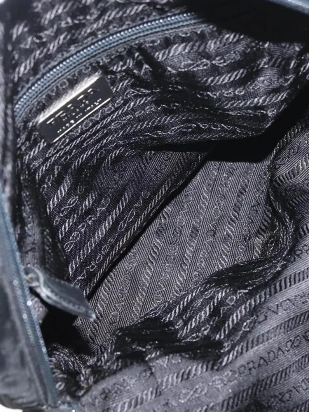 Prada brand	prada color	black